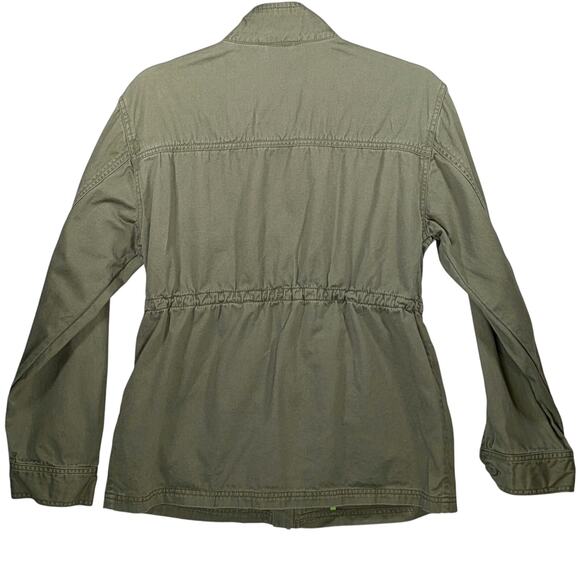 Crazy 8 Green Military Style Jacket for Girls, Size XL 14  100% Cotton - Picture 2 of 14